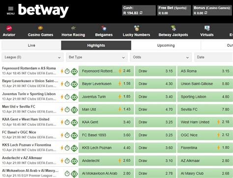 betway matches today.